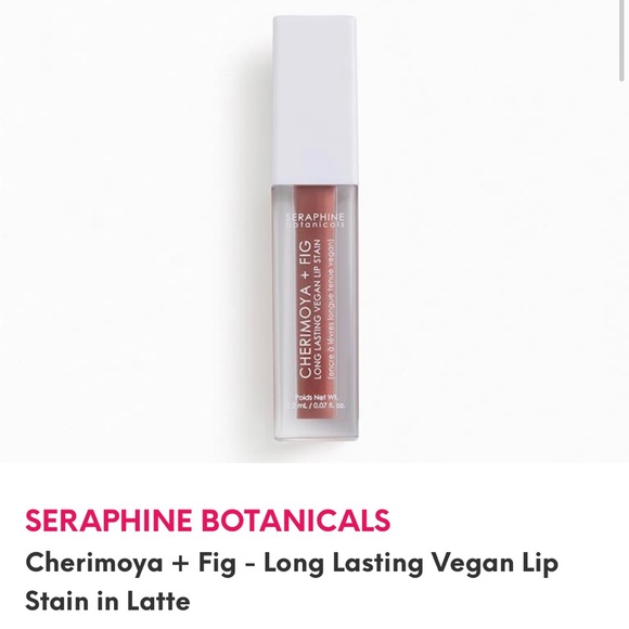 Seraphine Botanicals Makeup Seraphine Botanicalscherimoya Fig Long Lasting Vegan Lip Stain